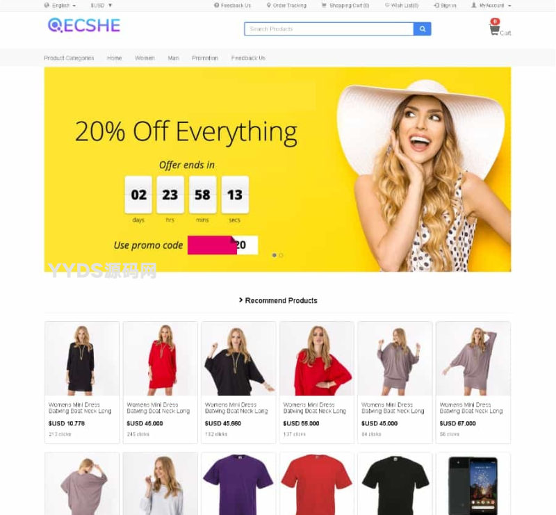 YM155-PHP跨境电商，外贸商城|自营外贸商城|国际奢侈品商城|多语言商城|电子商务海外贸易|自适应手机端|支持USDT支付