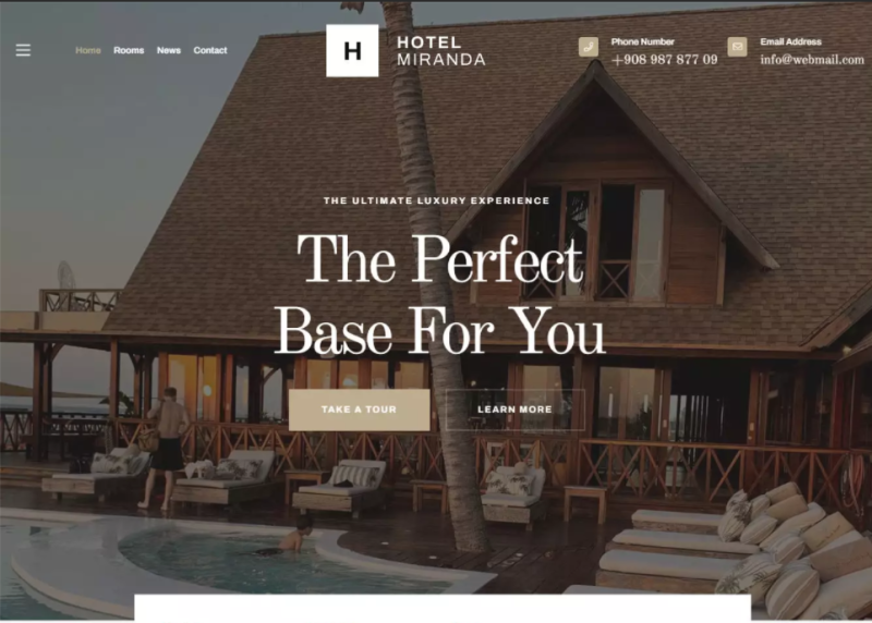 YM917-2026年响应式通用酒店和度假村多语言预订系统源码