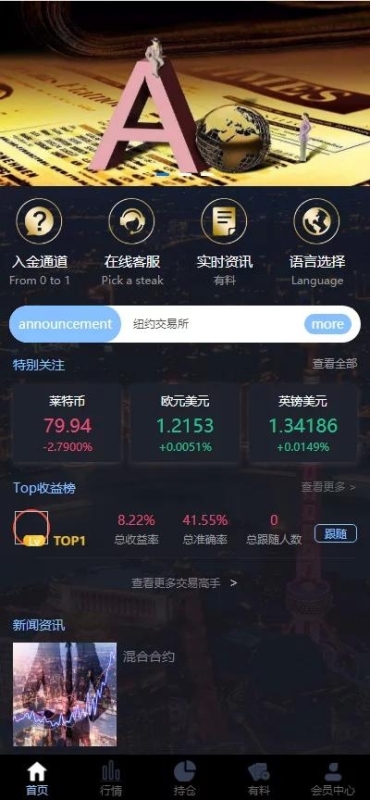 YM956-【玖胜第三版】二开玖胜/多语言/免费API线/资讯已对接/K线已修复/时间点位双面盘